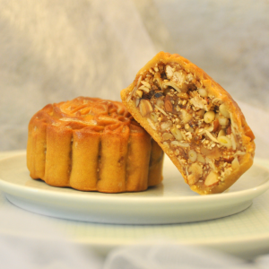 Baked Mixed Nuts with Ham