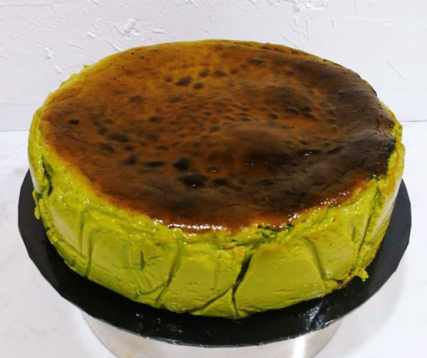 Matcha Azuki Burnt Cheesecake