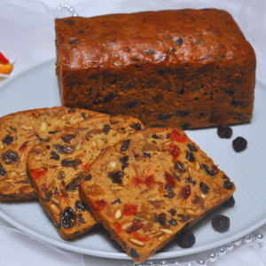 [BL2] Premium Rich Fruitcake with Rum & Brandy (Less Nuts)